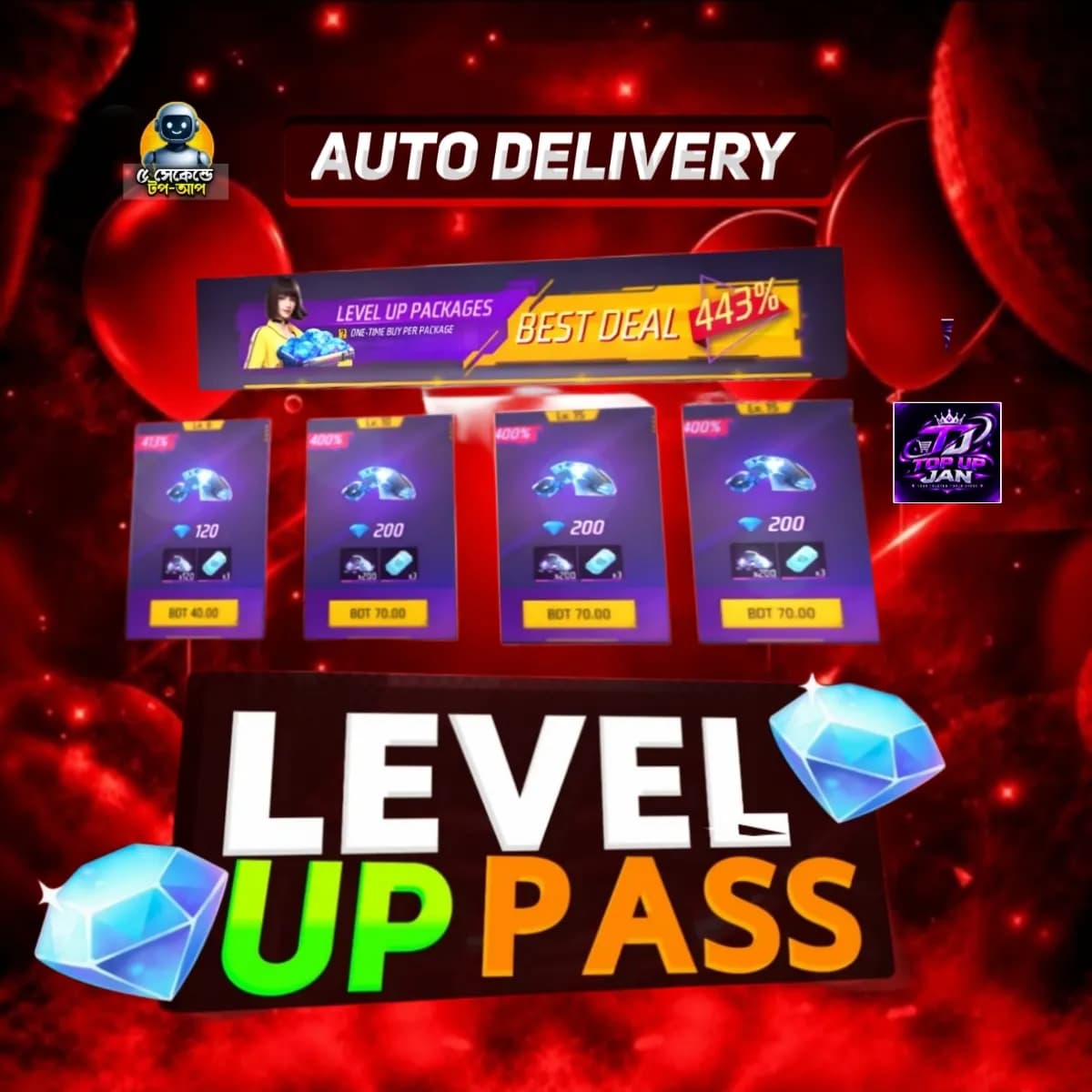 Lavel UP PASS (BD Server)